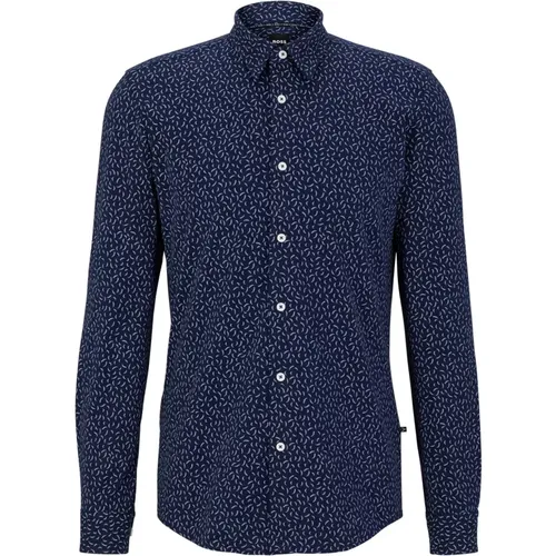 Elegant Slim-Fit Shirt with Kent Collar , male, Sizes: 3XL - Hugo Boss - Modalova