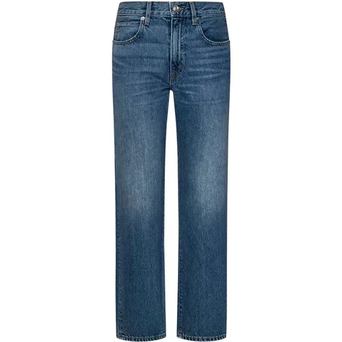 Blaue Gerades Jeans , Damen, Größe: W25 - Slvrlake - Modalova