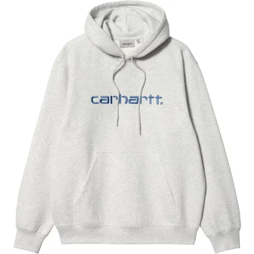 Ash Heather/Liberty Kapuzenpullover , Herren, Größe: M - Carhartt WIP - Modalova