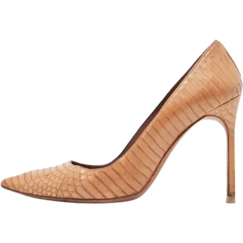 Pre-owned Stoff heels , Damen, Größe: 38 EU - Manolo Blahnik Pre-owned - Modalova