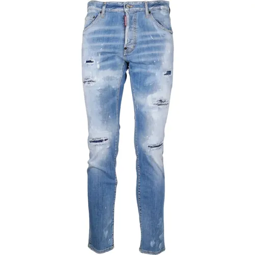 Denim Trousers with Art. S74Lb0978S30664 , male, Sizes: S - Dsquared2 - Modalova