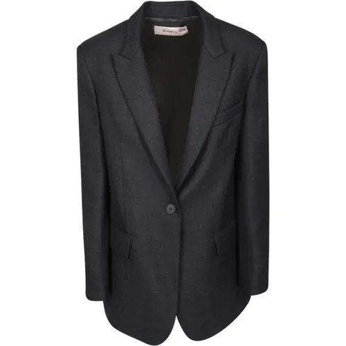 Grey Jacket for Women Aw23 , female, Sizes: XS, S, 2XS, M, L - Blanca Vita - Modalova
