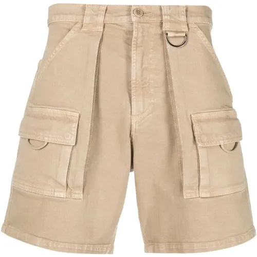 Braune Cargo Shorts , Herren, Größe: XL - Moschino - Modalova