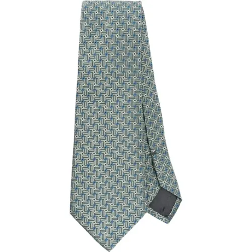 Multifunktionale Krawatte für Verschiedene Anlässe , Herren, Größe: ONE Size - Giorgio Armani - Modalova