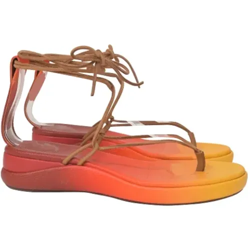 Pre-owned Leder sandals - Chloé Pre-owned - Modalova