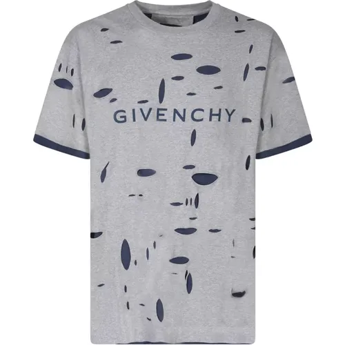 Men's Clothing T-Shirts & Polos Grey Ss24 , male, Sizes: S - Givenchy - Modalova