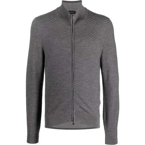 Full zip up sweater , male, Sizes: 3XL, 2XL - Brioni - Modalova