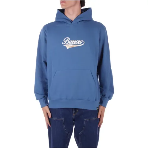 Logo Hoodie mit einzigartiger Tasche , Herren, Größe: M - BARROW - Modalova