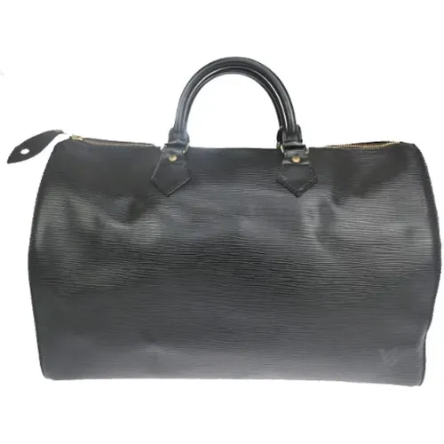 Pre-owned Leather Speedy 35 , female, Sizes: ONE SIZE - Louis Vuitton Vintage - Modalova