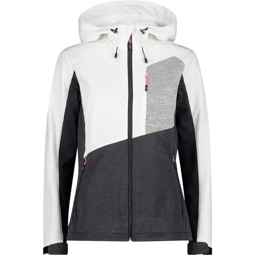 Grey Softs Jacket with Jacquard Design , female, Sizes: L, M, S - CMP - Modalova