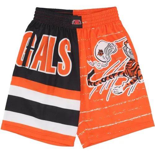 NFL Cincinnati Bengals Basketball Shorts , male, Sizes: L - Mitchell & Ness - Modalova