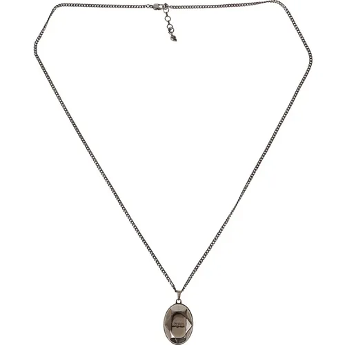 Men's Accessories Necklaces Metallic Aw22 , male, Sizes: ONE SIZE - alexander mcqueen - Modalova