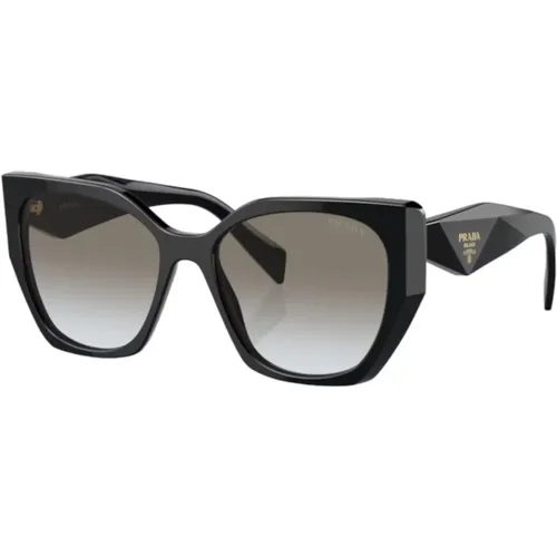 Square Sunglasses with Gray Lenses , female, Sizes: 55 MM - Prada - Modalova