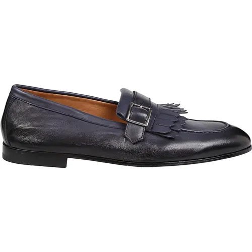 Shanghai Loafers in /Black , male, Sizes: 7 1/2 UK, 6 UK - Doucal's - Modalova