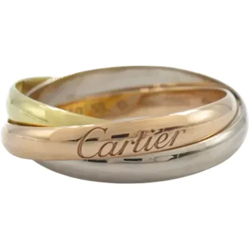 Pre-owned Rose Gold rings , female, Sizes: ONE SIZE - Cartier Vintage - Modalova