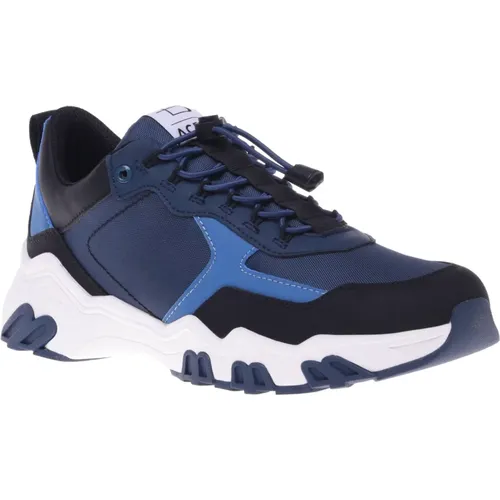 Trainers in black and eco-leather , male, Sizes: 11 UK, 10 UK, 12 UK, 7 UK, 8 UK, 9 UK, 6 UK - Baldinini - Modalova