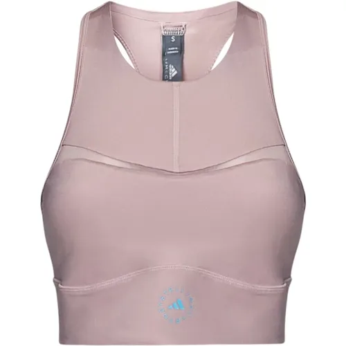 Stella McCartney Top with Laser-Cut Holes , female, Sizes: XS - adidas by stella mccartney - Modalova