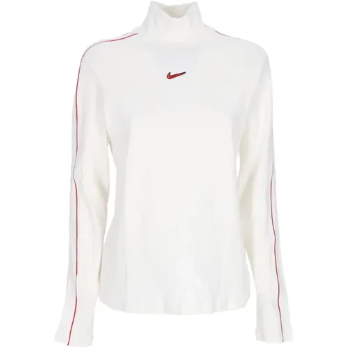 Sportswear Langarm Top Streetwear , Damen, Größe: L - Nike - Modalova