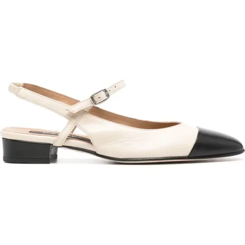 Square Toe Slingback Heels , female, Sizes: 4 UK, 3 1/2 UK - Carel - Modalova