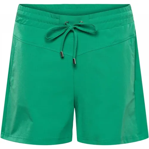 Grüne Reise-Shorts mit Einzigartigen Details , Damen, Größe: 3XL - &Co Woman - Modalova