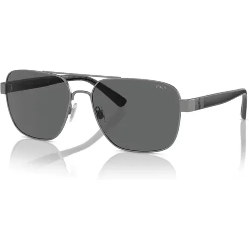 Klassische Aviator Sonnenbrille , Herren, Größe: 59 MM - Ralph Lauren - Modalova