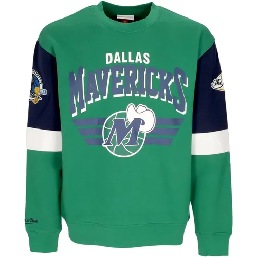 Dallas Mavericks NBA Crewneck Sweatshirt , Herren, Größe: L - Mitchell & Ness - Modalova