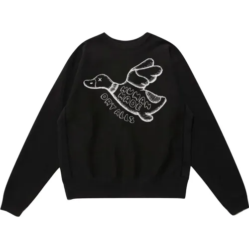 Schwarzer Sweatshirt Limited Edition Human Made - Kaws - Modalova