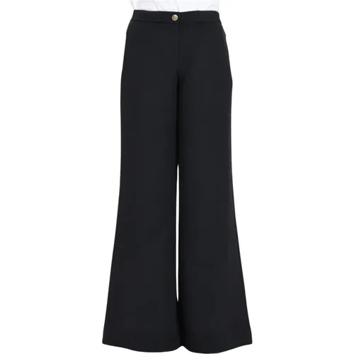 Wide Hosen , Damen, Größe: XL - Versace Jeans Couture - Modalova