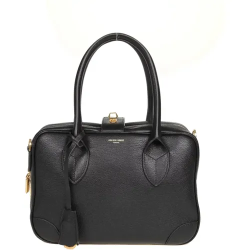 Leather Trunk Bag with Double Zip , female, Sizes: ONE SIZE - Golden Goose - Modalova