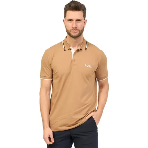 Polo Shirt with Contrast Logo , male, Sizes: 2XL, L, XL - Hugo Boss - Modalova