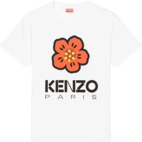 Lockeres Boke Flower T-Shirt , Damen, Größe: M - Kenzo - Modalova