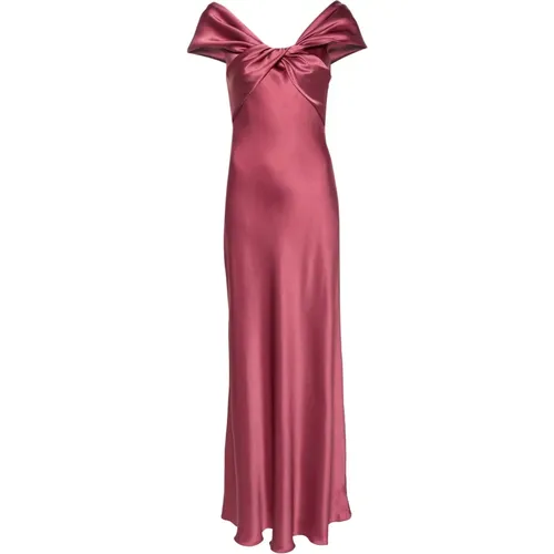 Rosa Dress , female, Sizes: L - alberta ferretti - Modalova
