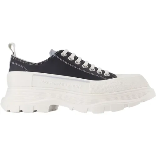 Multi Leather Tread Slick Sneakers , male, Sizes: 8 UK, 6 UK - alexander mcqueen - Modalova