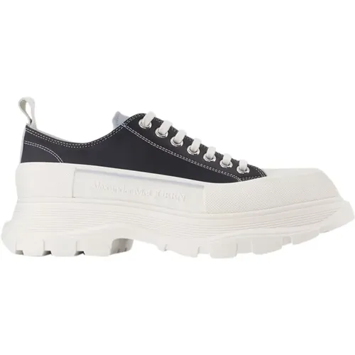 Multi Leather Tread Slick Sneakers , male, Sizes: 8 UK, 7 UK, 6 UK - alexander mcqueen - Modalova