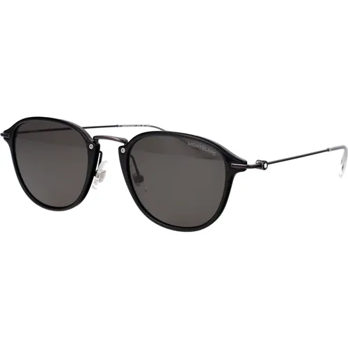 Stylish Sunglasses Mb0155S , male, Sizes: 51 MM - Montblanc - Modalova
