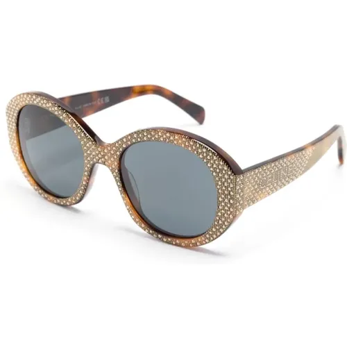 Havana Sunglasses , female, Sizes: 53 MM - Celine - Modalova