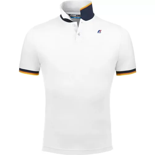 Vincent Contrast Tricoloured Polo Shirt für Jungen - K-way - Modalova