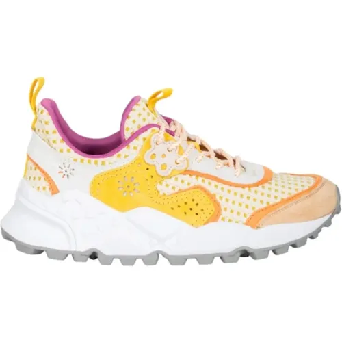 Casual Sneakers for Everyday Wear , female, Sizes: 7 UK, 5 UK, 6 UK, 3 UK - Flower Mountain - Modalova