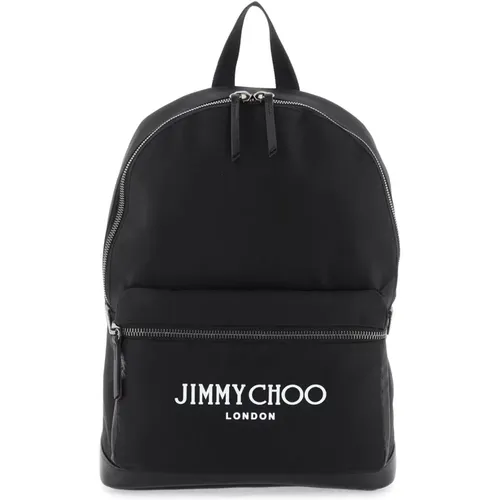 Stylischer 'Wilmer' Nylon Rucksack , Herren, Größe: ONE Size - Jimmy Choo - Modalova