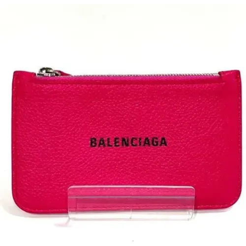 Pre-owned Leather wallets , female, Sizes: ONE SIZE - Balenciaga Vintage - Modalova