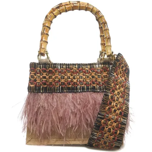 Multi-coloured Womens Handbag , female, Sizes: ONE SIZE - La Milanesa - Modalova