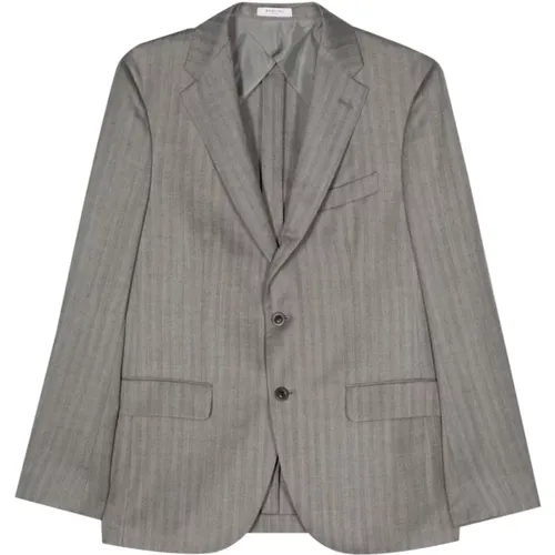 Grey Outerwear Ss24 Men's Clothing , male, Sizes: L, 2XL, M, XL - Boglioli - Modalova