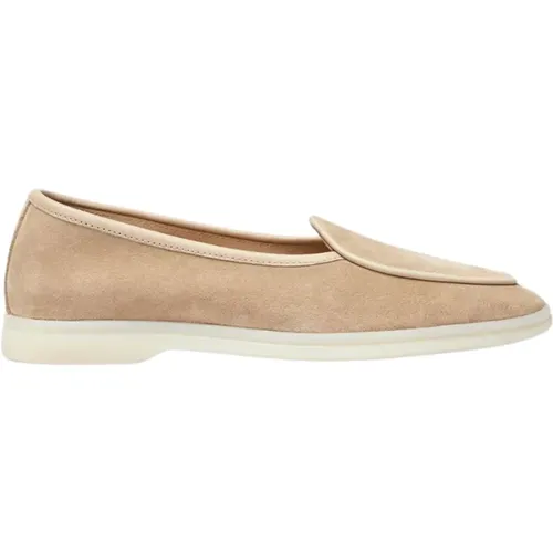 Livia Oat Suede Loafer Schuh , Damen, Größe: 41 EU - Scarosso - Modalova