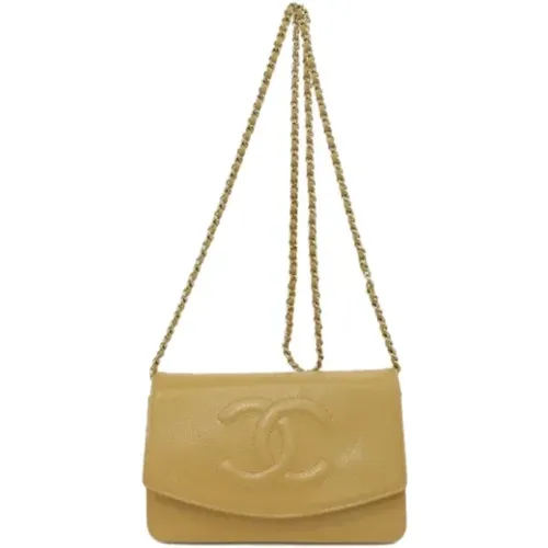 Pre-owned Leather chanel-bags , female, Sizes: ONE SIZE - Chanel Vintage - Modalova