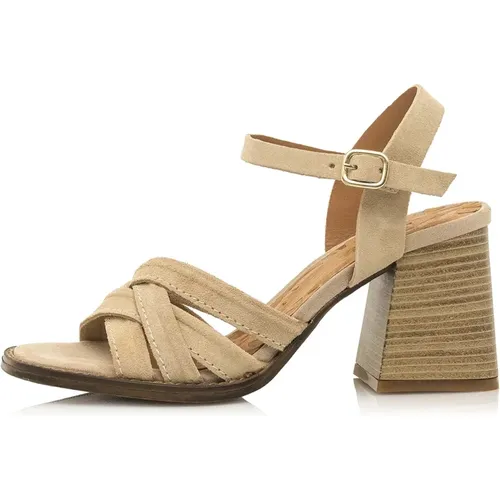 Fleur Heeled sandals , Damen, Größe: 39 EU - mustang - Modalova