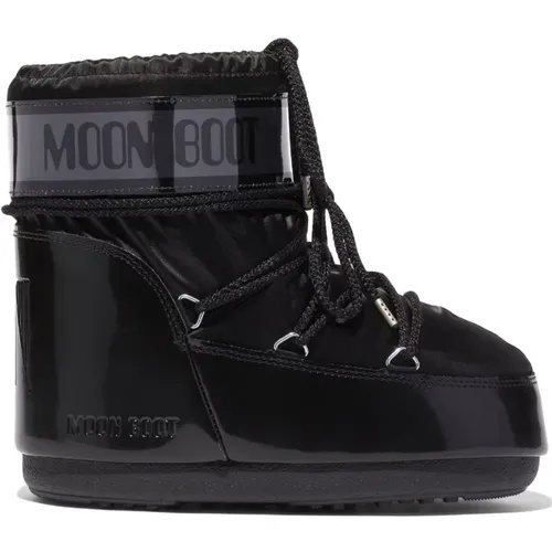 Snow Boots with Logo Print , female, Sizes: 3 UK, 6 UK - moon boot - Modalova