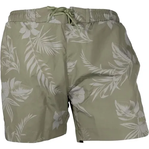 Floral Swim Shorts Reev 50515666 , male, Sizes: XL, L - Hugo Boss - Modalova