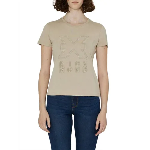 Casual T-shirt in Almond Milk , Damen, Größe: XS - Richmond - Modalova