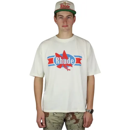 Chevron Eagle Tee Vintage - Rhude - Modalova