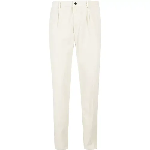 Slim Fit Casual Trousers , male, Sizes: W34, W30, W33, W32, W31, W36 - Incotex - Modalova